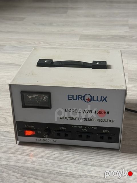 İşləkdir 40 azn qiymət Eurolux AVR-1500VA – AC Automatic Voltage — Bakı