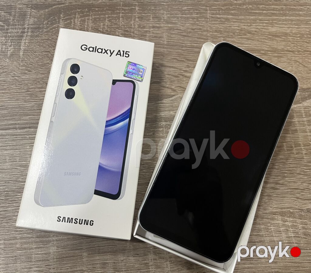 Samsung Galaxy A15, 128 GB, rəng - Ağ, Barmaq izi, İki sim kartlı, Sənədlərlə — Samsung, Digah (2)