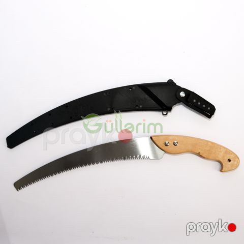 Samurai WP-330-LH Əyri Bağ Budama Mişarı – Taxta Saplı, Qınlı