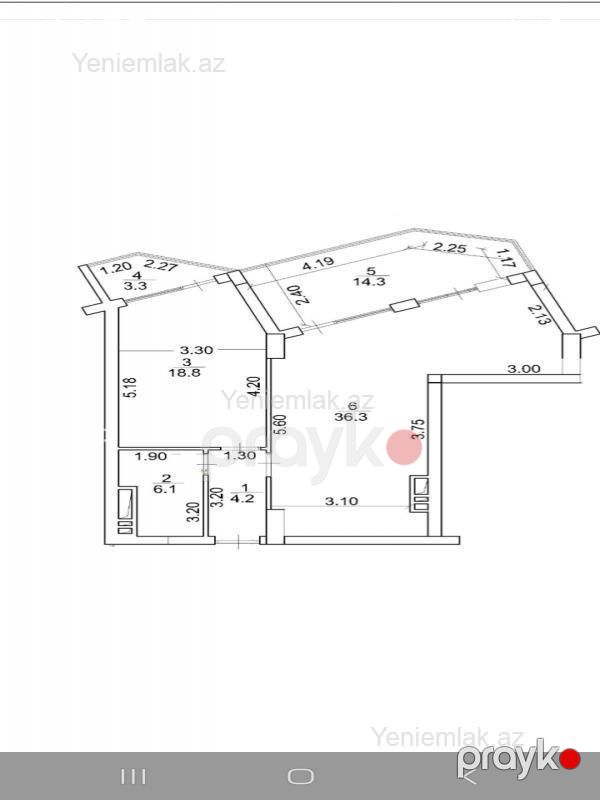 Satılır 2 otaqlı Bina evi menzil (Yeni tikili), 92 m², Sumqayıt Bulvarı — Mənzil, Sumqayıt (10)