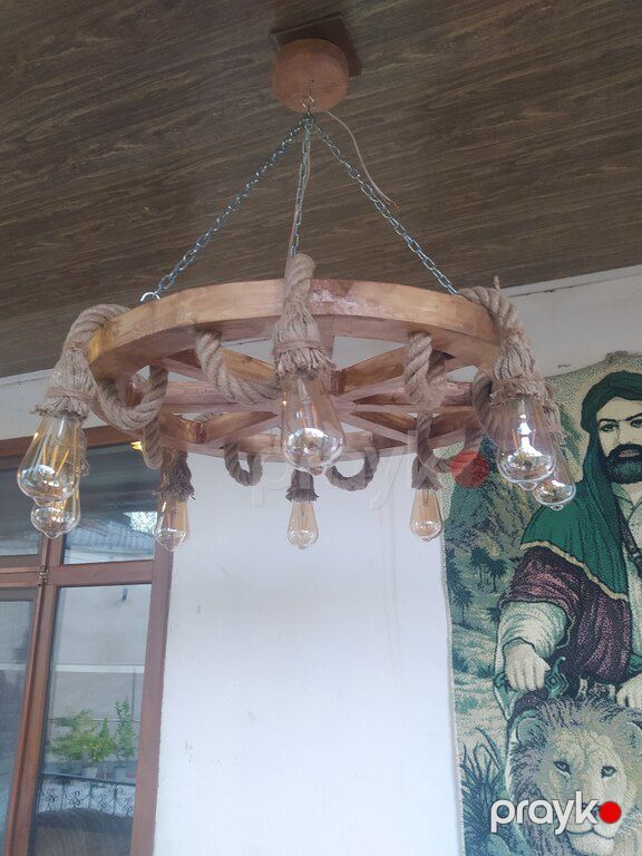 Taxta çilçıraqlar — İşıqlandırma, Bakı (11)