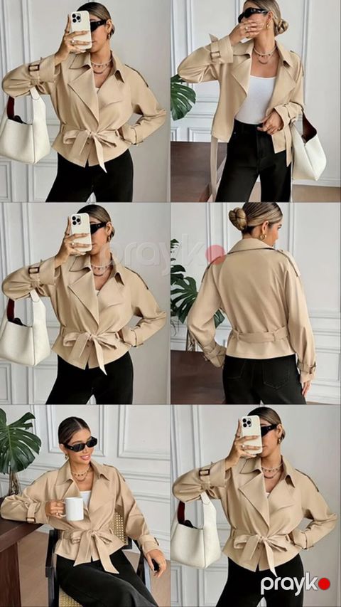 Plaş, Trendyolmilla, L, rəng - Bej — Göyçay