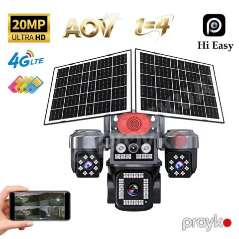 4 kamera 2 günəṣ paneli 4G sim kartlı 16mp/4k — Bakı