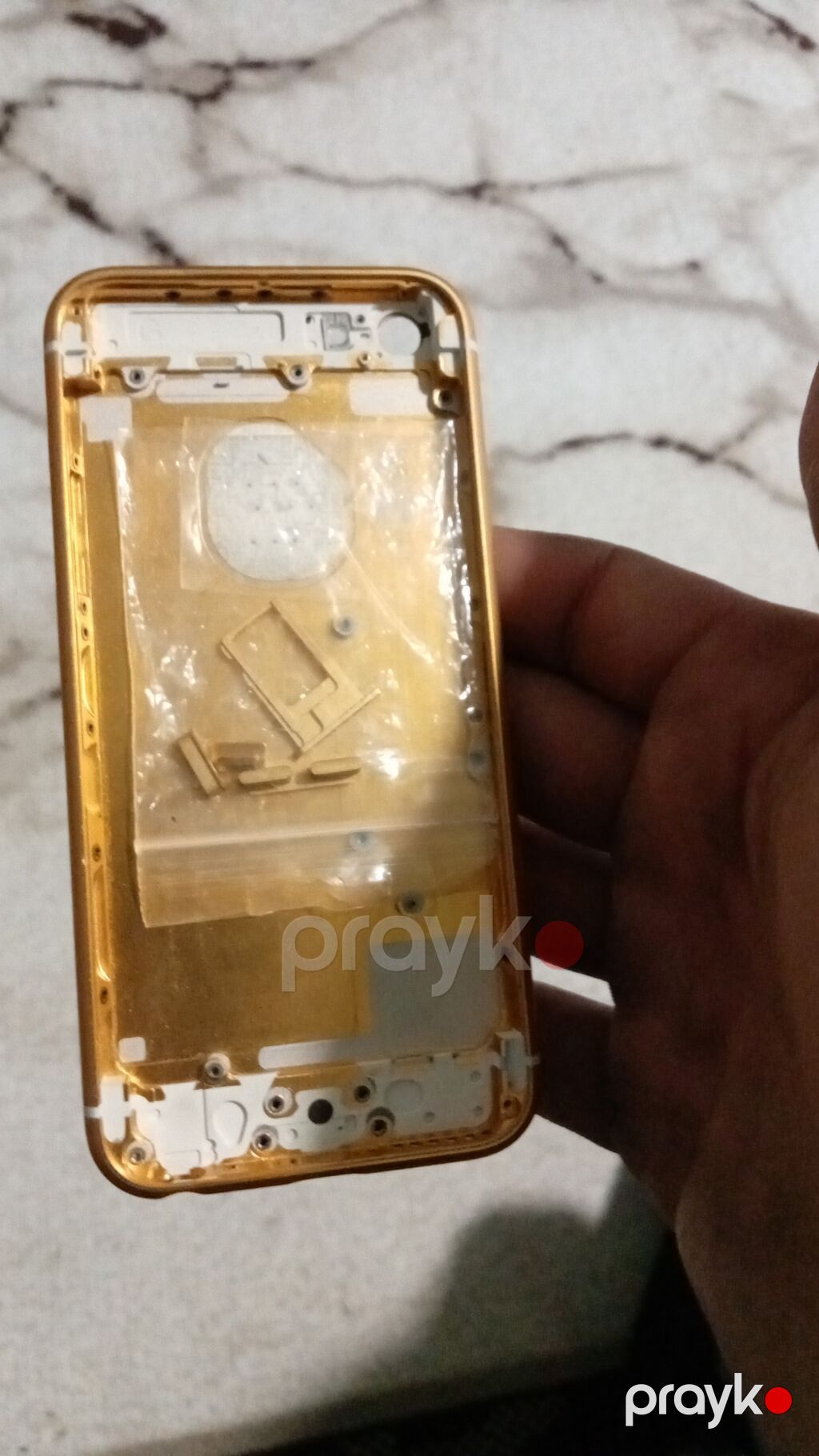 Məhsul: iPhone 6s arxa korpusu (qızılı rəng) Təsvir: - iPhone 6s — Smartfon ehtiyat hissələri, Xudat (2)