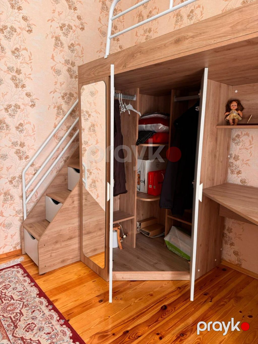Təknəfərlik çarpayı, Dolab, Termo, Azərbaycan, İşlənmiş — Yataq otağı mobilya dəstləri, Bakı (4)
