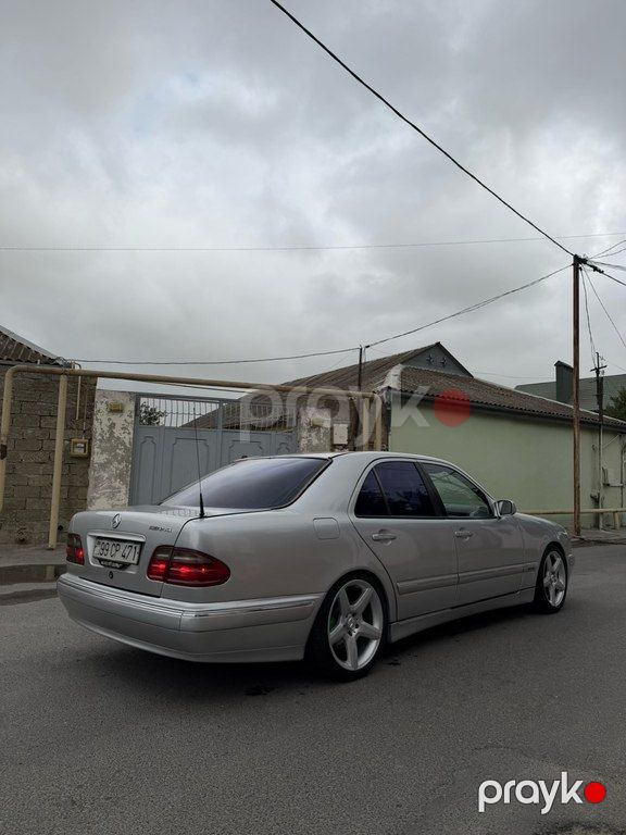 Mercedes E 220, 2.2 L, 2000 il, 400 000 km — Avtomobillər, Bakı (4)