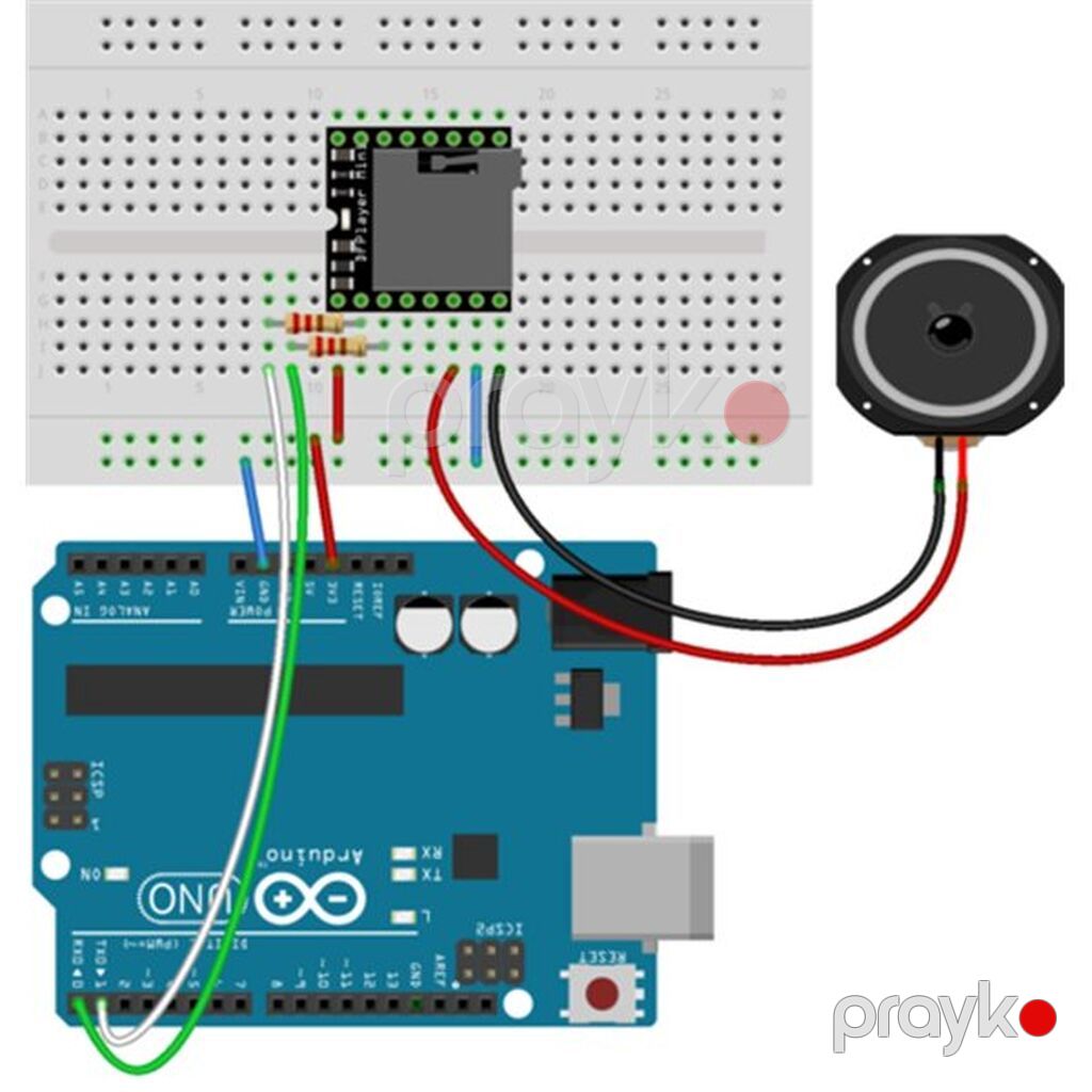 Mini MP3 Oynadıcı DFPlayer – Arduino ilə uyğun DFPlayer Mini, SD — MP3 pleyer, Bakı (3)