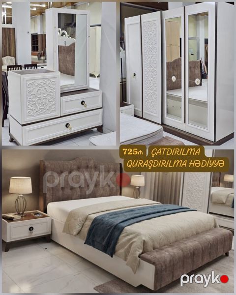 *725₼ Yataq desti* Ideal vezıyyetde *Catdırlma quraşdırılma pulsuz* — Bakı