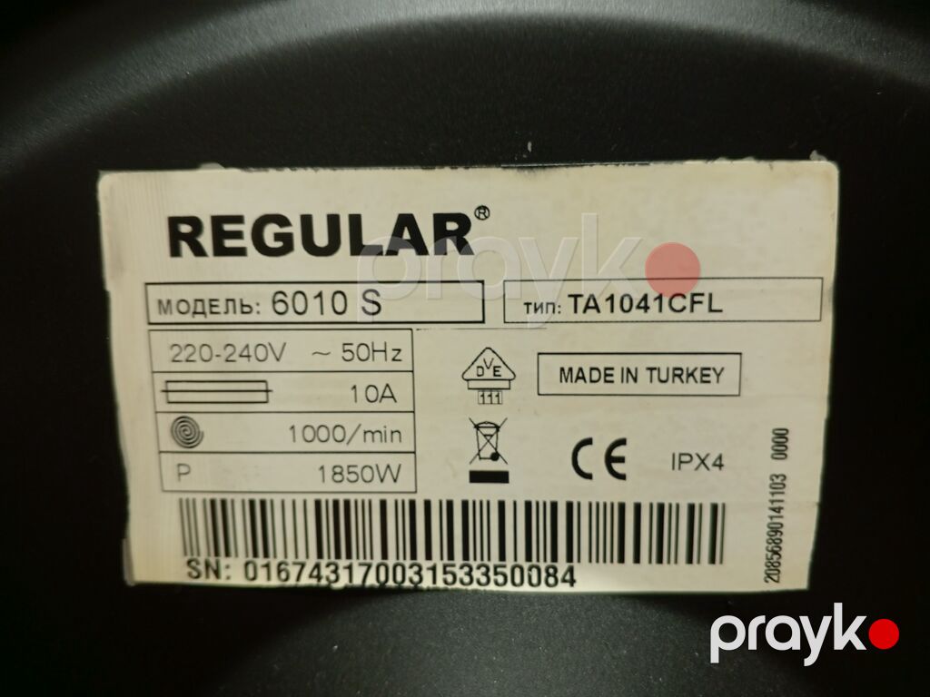 Paltaryuyan maşın Regular, 6 kq, İşlənmiş, Avtomat, Qurutmasız, Kredit yoxdur, Ünvandan götürmə — Çamaşır maşınları, Bakı (4)