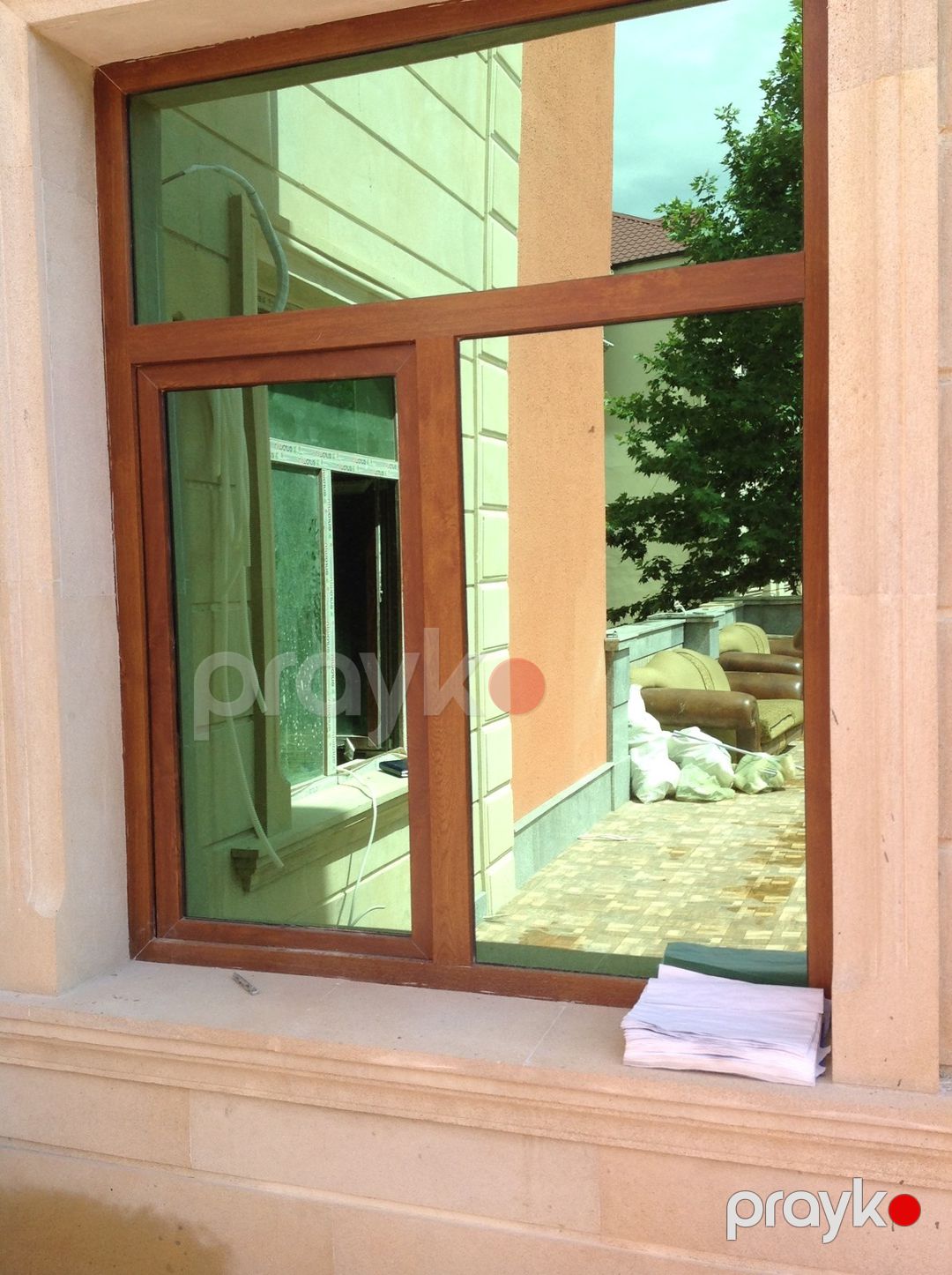 Plastik qapı və pəncərə, PVC, profili — Təmir və inşaat, Bakı (3)