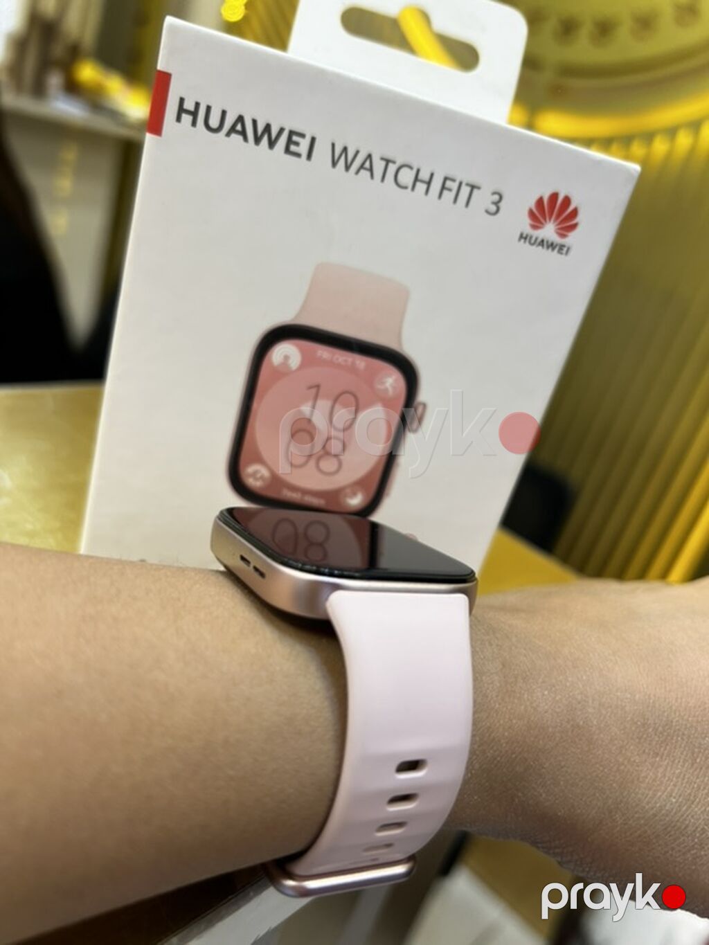 Huawei Watch Fit 3 – zərif çəhrayı rəngdə smart saat İşlədilməyib — Ağıllı saatlar, Bakı (2)