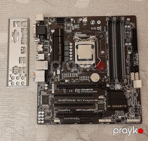 Bundle satılır - 110 AZN Ana plata Gigabyte GA-B85M-D3H CPU — Bakı