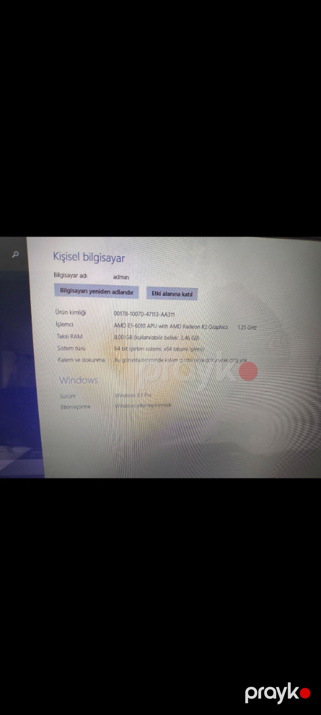 Hec bir problemi yoxdur isleyir. Batareykayla sonur gerek adaptr — Lenovo, Bakı (7)
