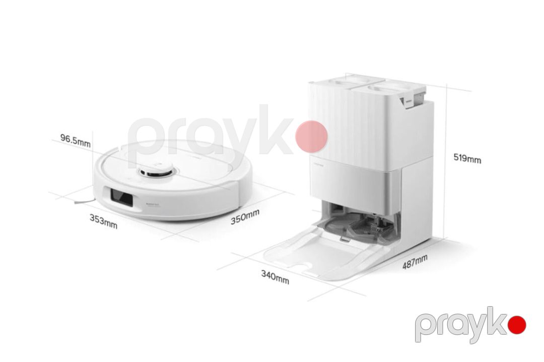 Robort tozsoran Roborock Qrevo C White (5AE) — Ev texnikası, Bakı (5)