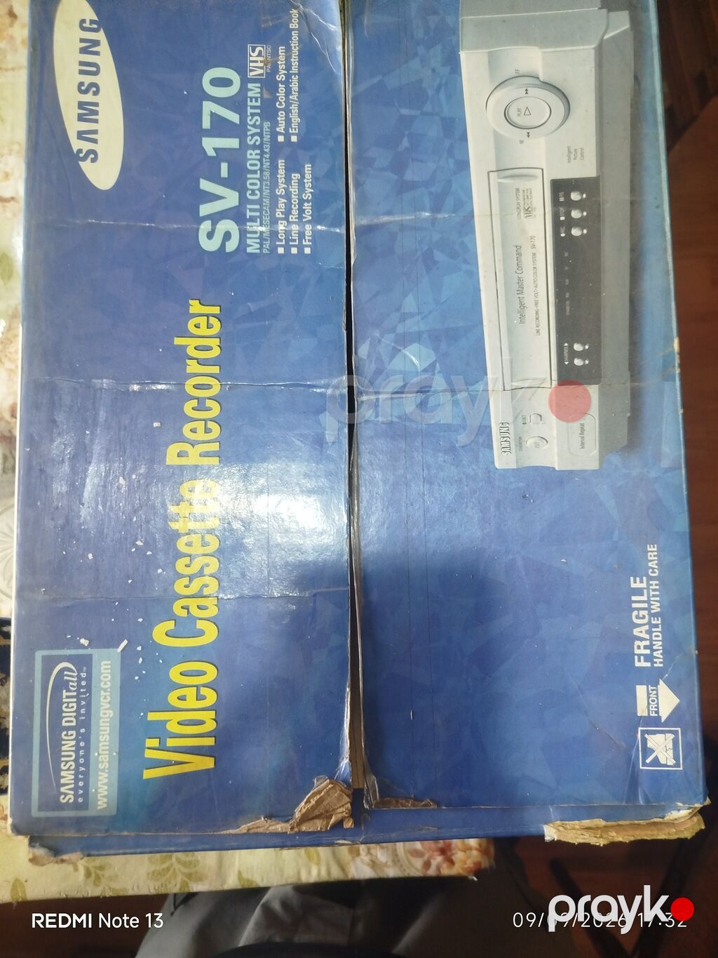 Samsung SV-170 Video Kasseta Yazan (VHS) Xüsusiyyətlər: - Multi Color — TV və Video, Bakı (2)
