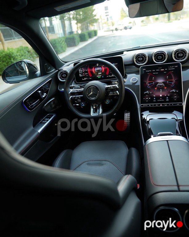 Mercedes C 63 AMG S E Performance, 2.0 L, 6 kWh, 2024 il, 1 500 km — Avtomobillər, Bakı (9)