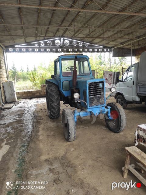 Traktor Belarus (MTZ) 80, 1989 il, 80 at gücü, motor 2.4 l, İşlənmiş — Şirvan