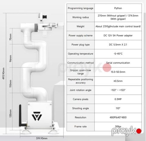 Kateqoriya: Robot Dəstləri Digər Robot Dəstləri Məhsul: JetCobot — Bakı