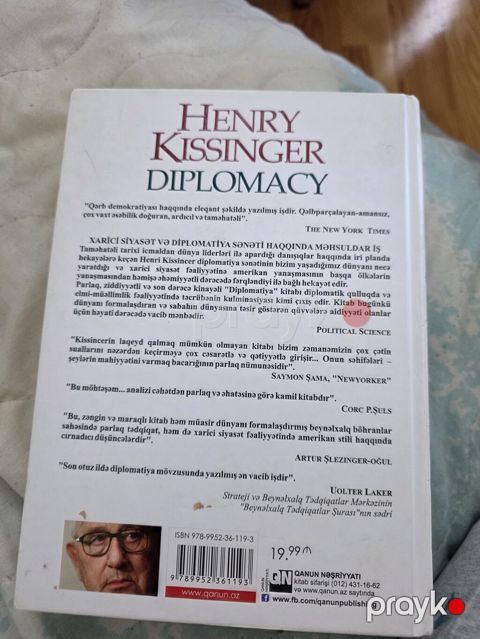 Məhsul: “Diplomacy” – Henri Kissincer (Azerbaycanca nəşr) Təsvir — Bakı