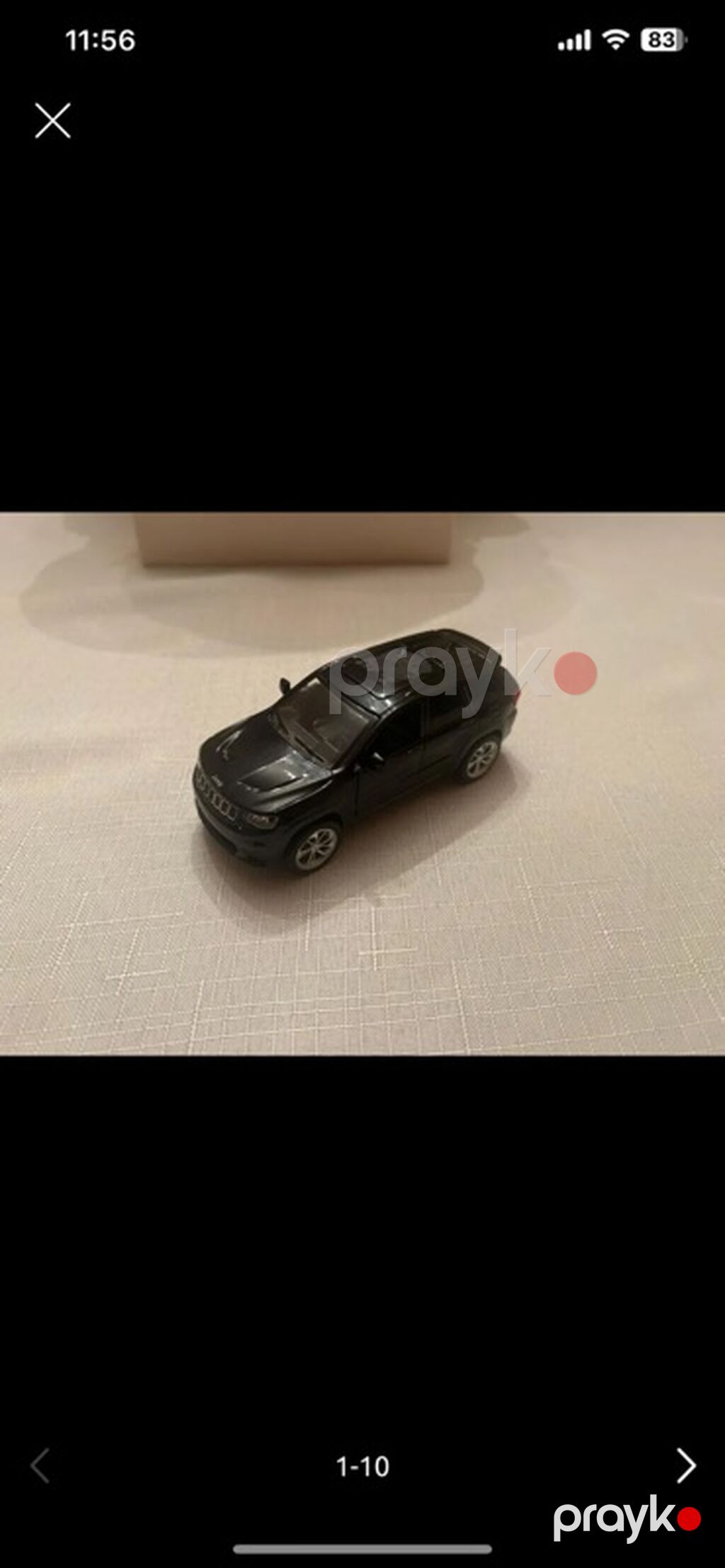 Jeep Grand Cherokee – metal model maşın - Miqyas: təxmini 1:32 — Modellar, Bakı (6)