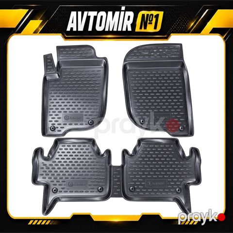 Mitsubishi Pajero Sport 2008-2015 üçün salon rezin ayaqaltı — Bakı