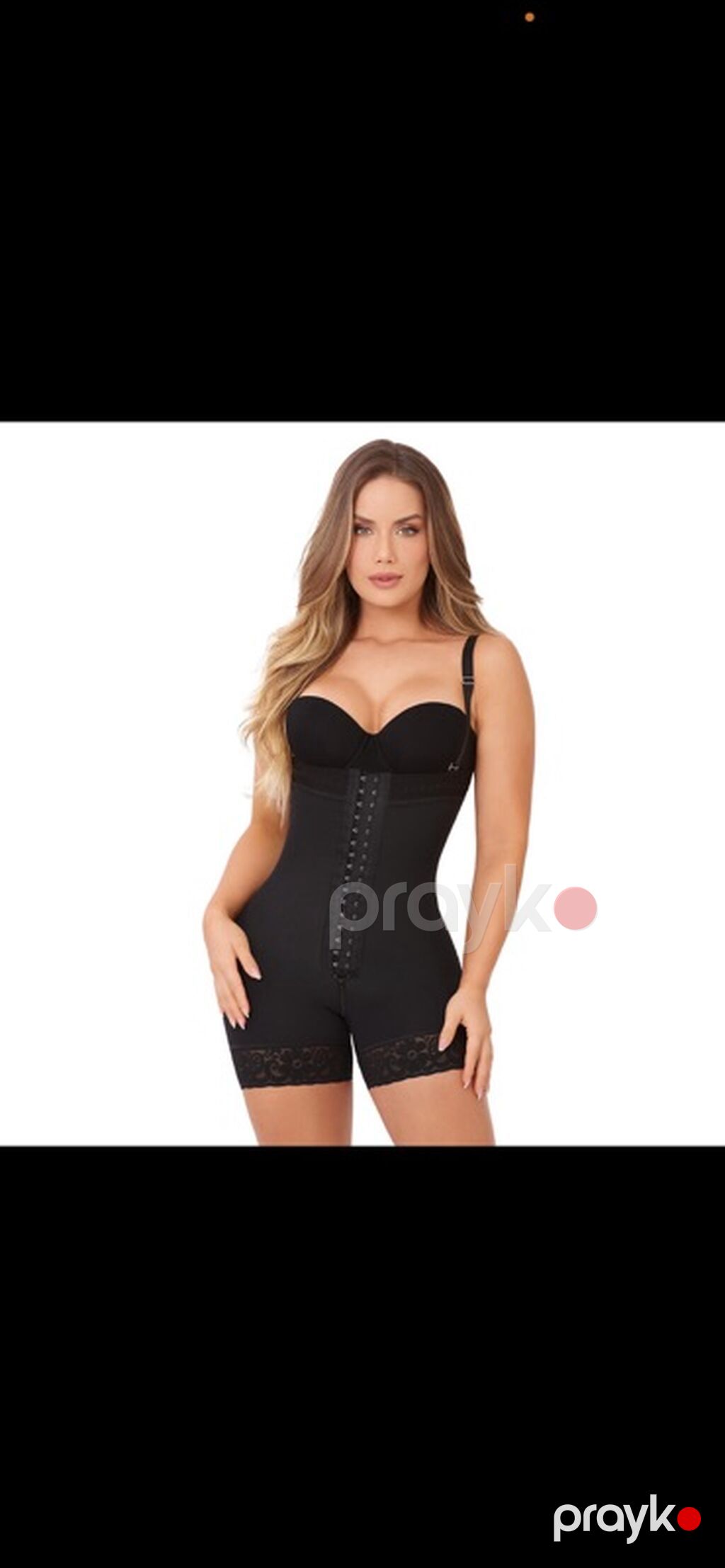 Qadın bədənformalaşdırıcı kombinezon – qara rəng - Model: yüksək — Korsete, Bakı (2)