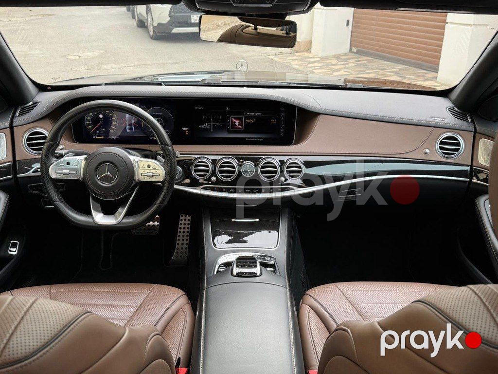 Mercedes S 400 d, 2.9 L, 2017 il, 122 000 km — Avtomobillər, Bakı (7)