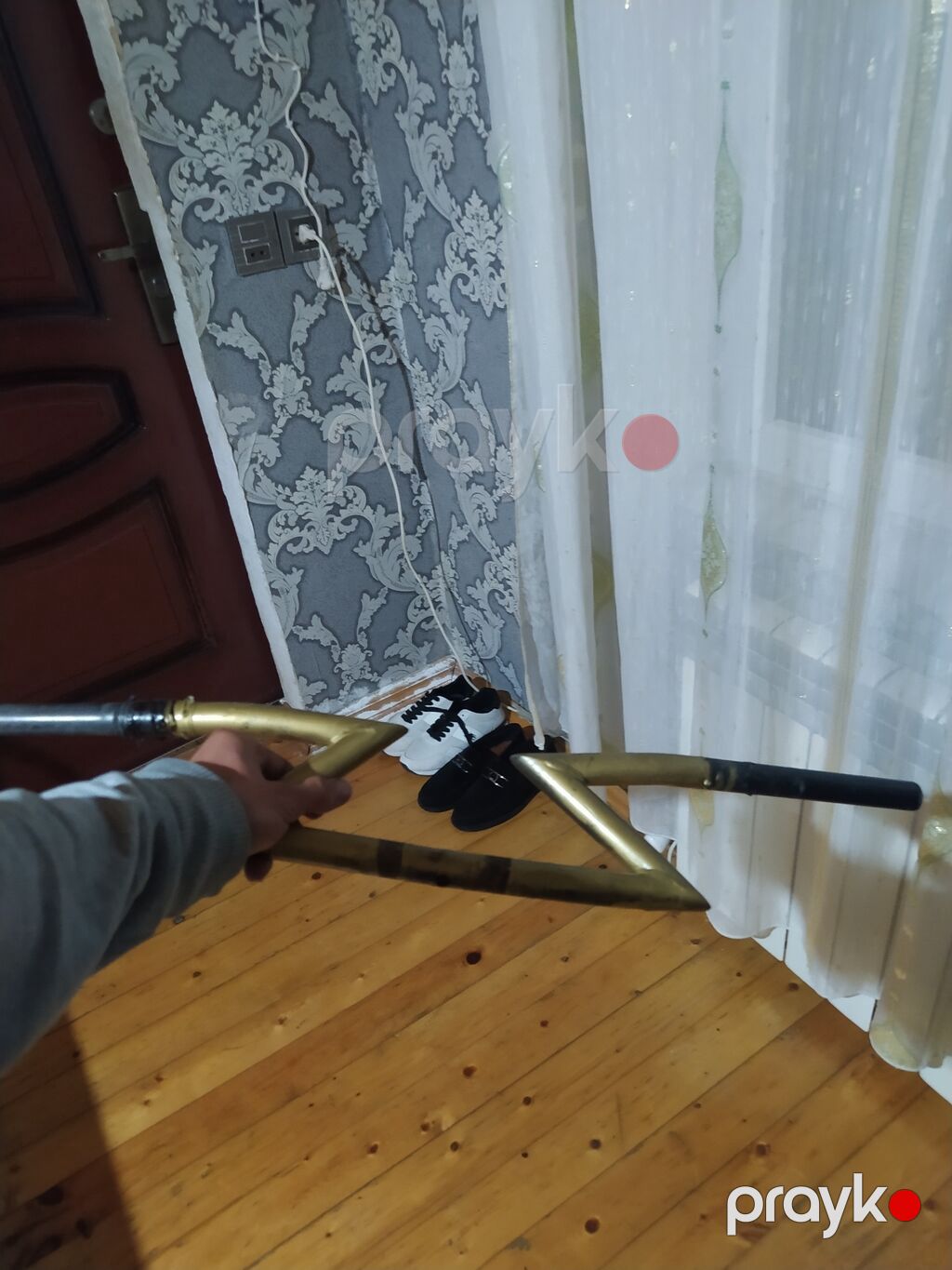 motosiklet üçün yarasa formalı sükan - Material: metal (ehtimalən — Təkər idarəetməsi, Bakı (2)