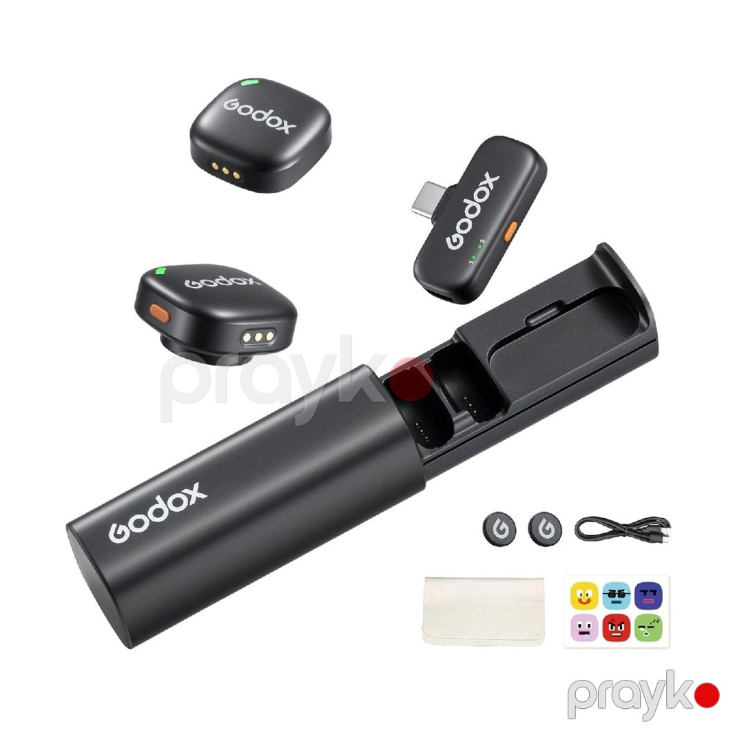 Godox C01 kit 2 cüt naqilsiz mikrofon dəsti — Səs texnikası, Bakı (9)