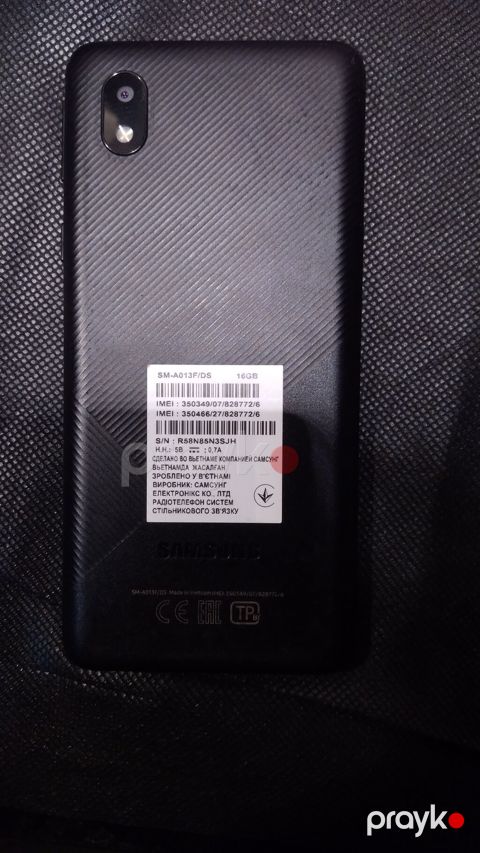 Samsung Galaxy A01 Core, 16 GB, rəng - Qara, Sensor, İki sim kartlı — Bakı
