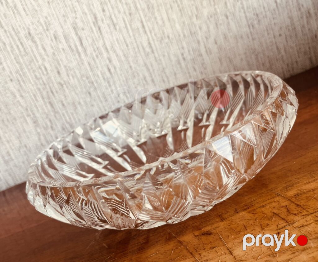 Kolleksiya üçün çex.xrustal qablar – 2 ədəd dəst - Material: qalın — Süfrə qabı, Bakı (2)