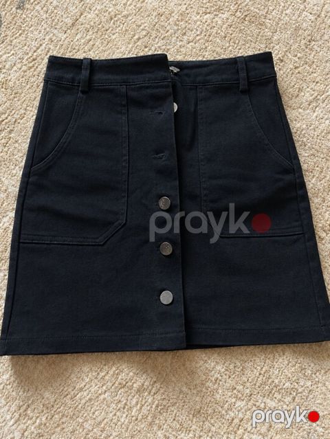 Qara cins ətək Cox az geyinilib S Razmeri 5manat - Model: A-kəsim — Xaçmaz