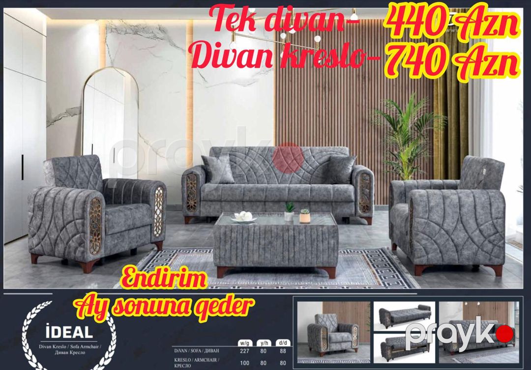 Divan və kreslolar — Mebel, Bakı (4)