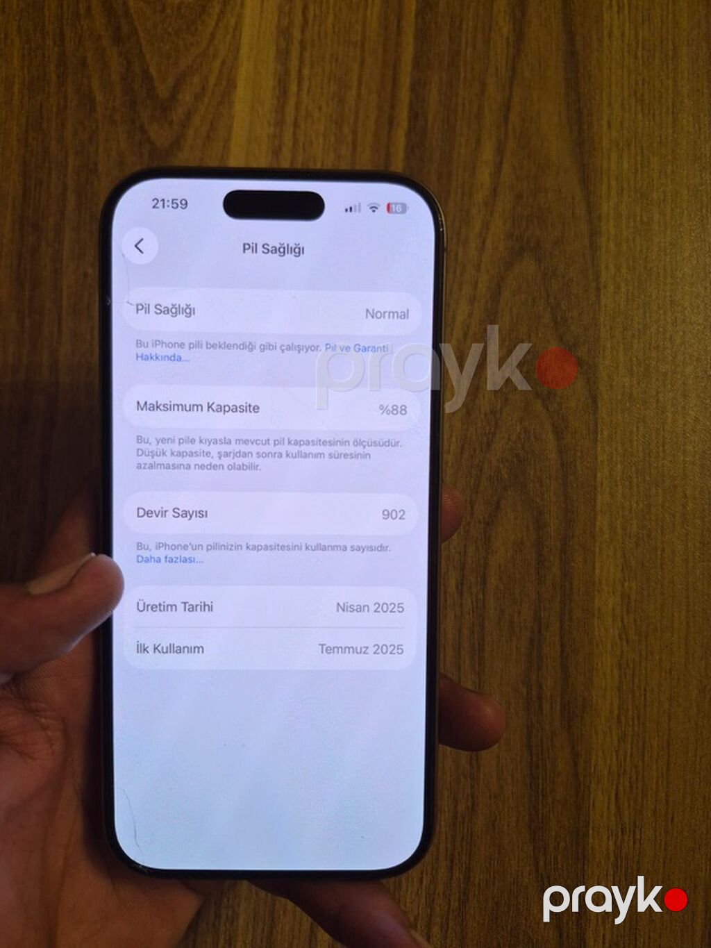 IPhone 16 Pro, 128 GB, Ağ — Apple iPhone, Sumqayıt (7)