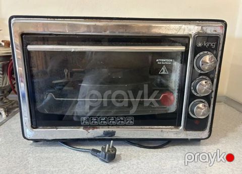 King markalı elektrik mini-soba - Kompakt stolüstü dizayn, metal — Bakı