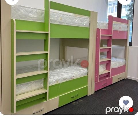 Oğlan və qız üçün, Yeni, Çarpayı, Matras ilə, Siyirməli, Laminat — Bakı