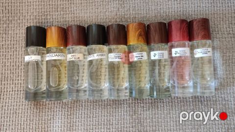 Məhsul: ətir nümunələri – doldurula bilən şüşələrdə ölçü 30ml — Bakı