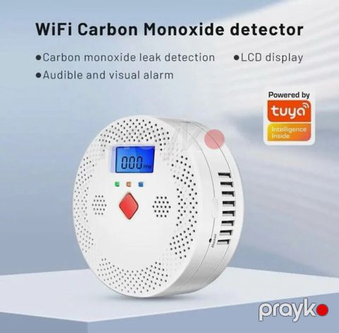 Wi-Fi Karbon monoksid dedektoru Tuya — Bakı