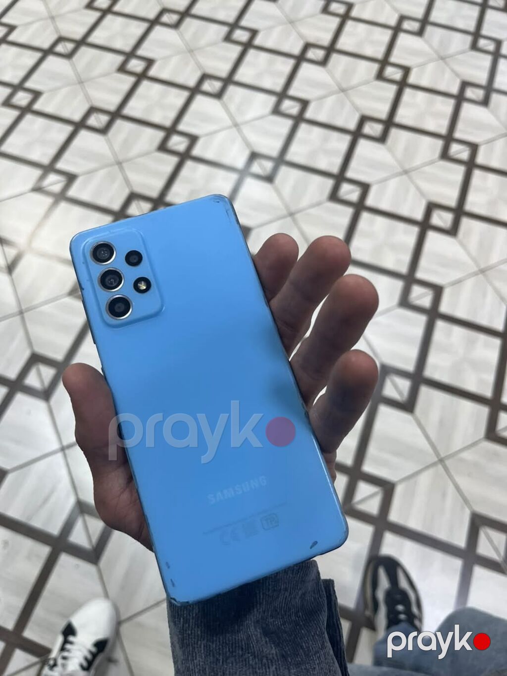 Samsung Galaxy A52, rəng - Mavi, Barmaq izi — Samsung, Mingəçevir (2)