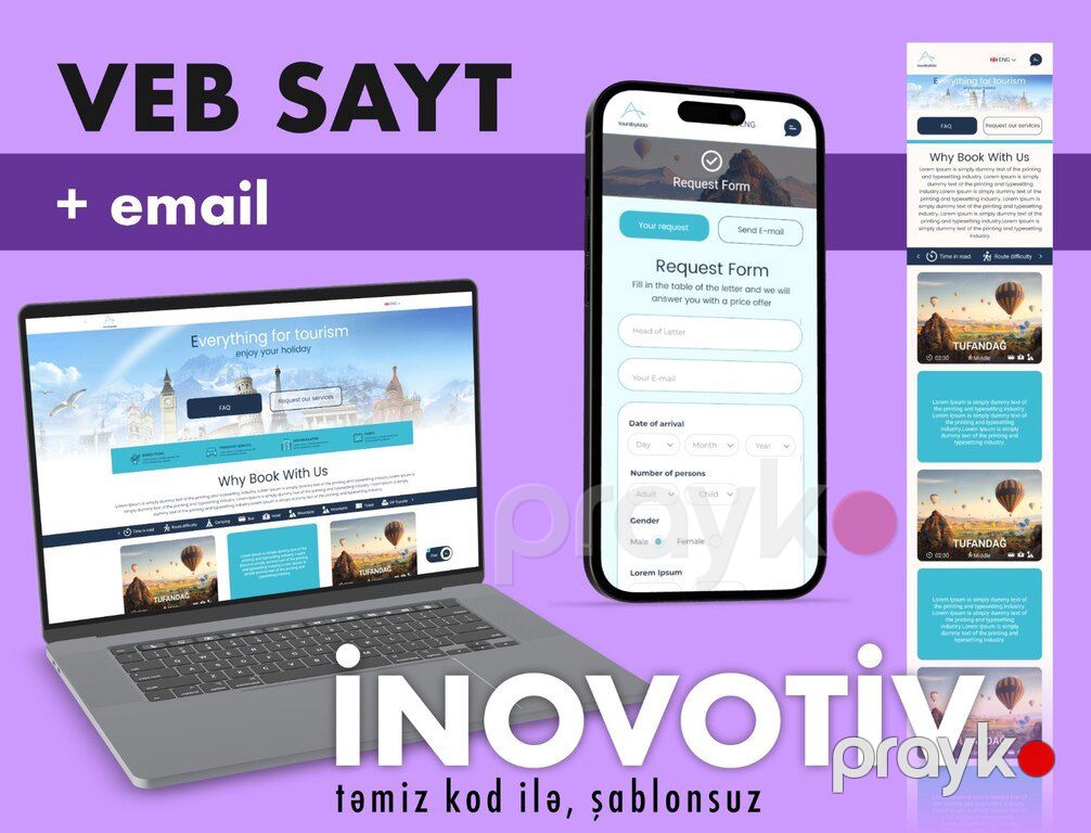 Veb saytların hazırlanması — Reklama, IT, marketing, Bakı (3)