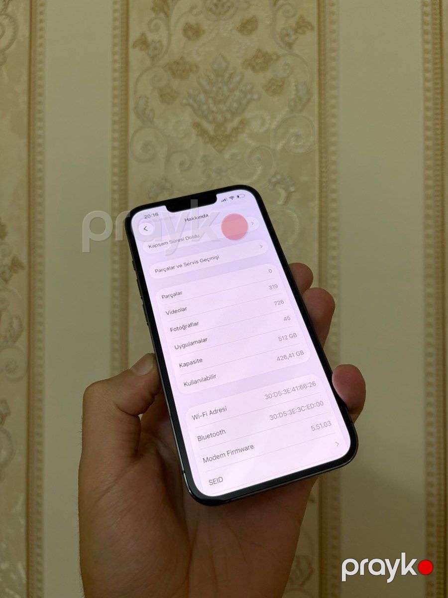 Apple iPhone 13 Pro Alpine Green 512GB/6GB — Smartfonlar, Bakı (3)