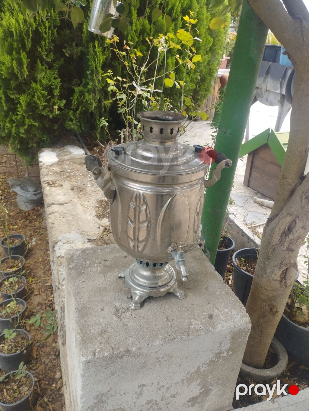 Əla vəziyyətdədi problemi yoxdu içi təmizdi 5 litr su tutur real — Samovarlar, Bakı (4)