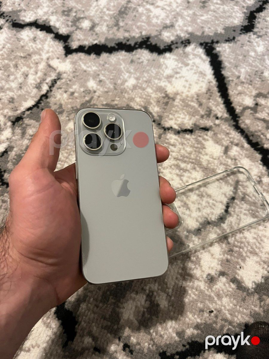 Apple iPhone 15 Pro Natural Titanium 256GB/8GB — Smartfonlar, Bakı (3)