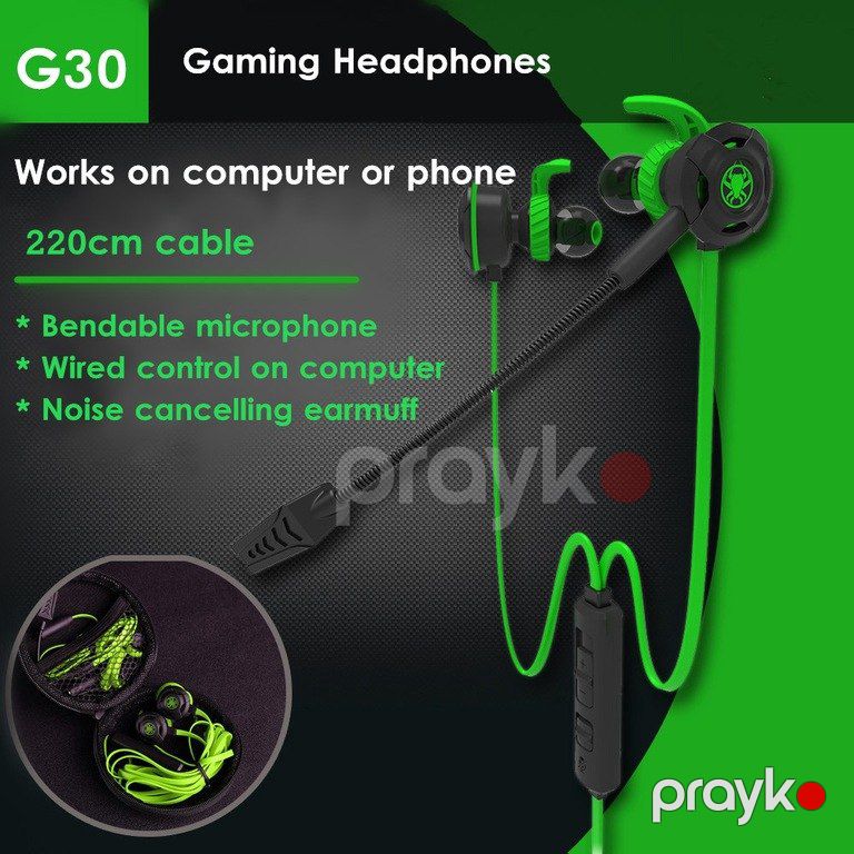 Gaming Qulaqlıq "Plextone G30 Double Mic" 7.1 — Səs texnikası, Bakı (5)