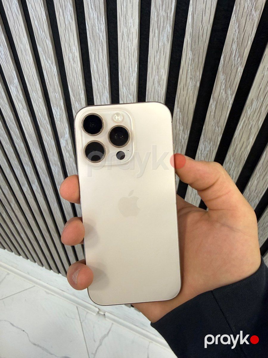 Apple iPhone 16 Pro Desert Titanium 128GB/8GB — Smartfonlar, Bakı (7)