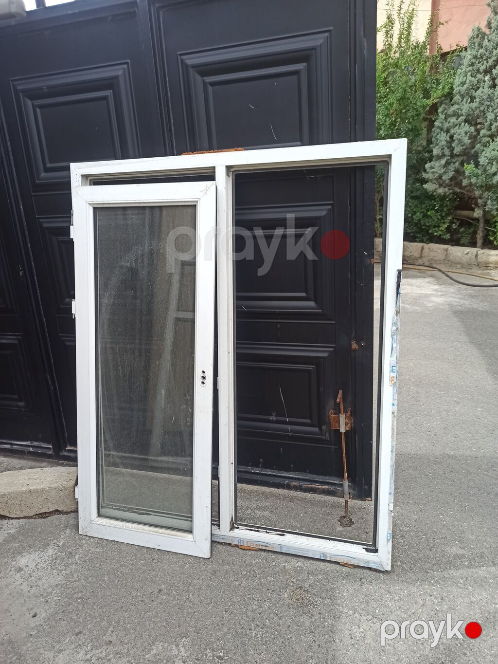 PVC pəncərə bloku - Material: ağ PVC profil - Komplekt: iki bölməli — Pəncərələr, qapılar, balkonlar, Bakı (2)