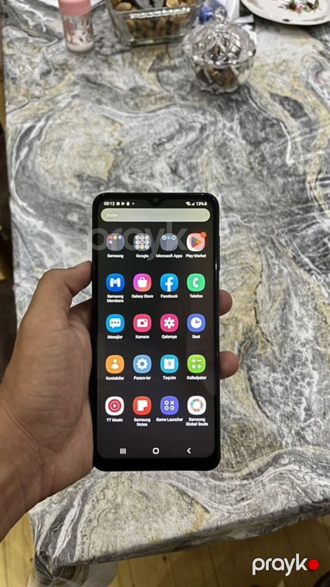 Samsung Galaxy A12, 64 GB, rəng - Qara, Barmaq izi — Digah