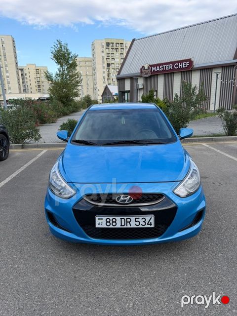 Hyundai Accent, 1.4 L, 2017 il, 75 100 km — Bakı