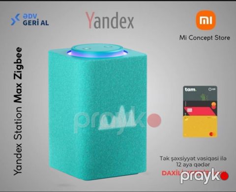Ağıllı dinamik Yandex Station Max Zigbee Turquoise — Bakı