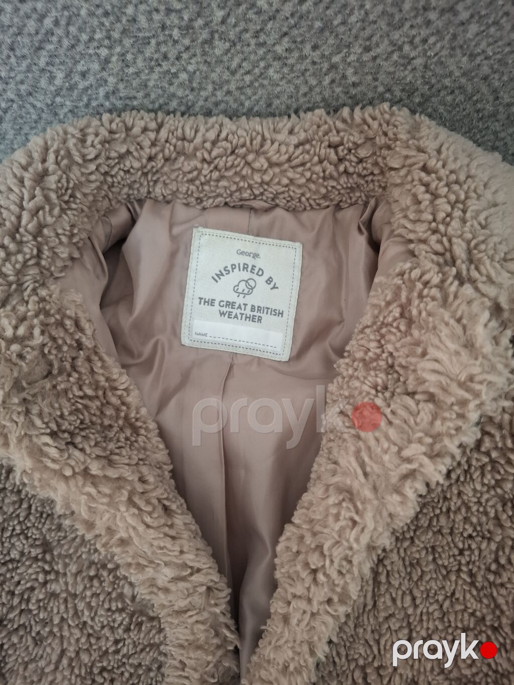 Palto, Qız üçün, 6 - 7 yaş, Calvin Klein — Uşaq geyimi, Bakı (3)